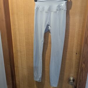 Gymshark High-Waist Leggings in Light Gray Size Xs